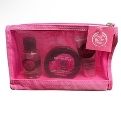 The Body Shop Gift Set British Rose Body Butter Shower Gel Hand Cream New