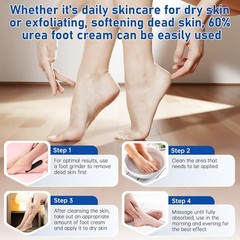 Urea Cream 60% For Feet Maximum Strength, Foot Lotion With 2% Salicylic…