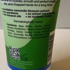 Herbacin Kamille Glycerine Hand Cream Paraben Free Unscented 75ml 2.5oz Tube