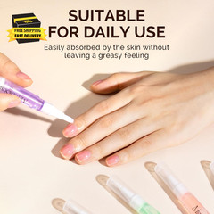 6Pcs Cuticle Oil Pen Set,Nail Moisturizing Cuticle Oil Enriched with Vitamin E,S