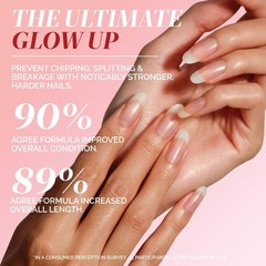 LONDONTOWN Luxe Length Nail Gloss – Strengthens 0.4 Fl Oz (Pack of 1), Clear