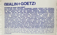 Malin+Goetz Vitamin B5 HAND TREATMENT Hydrate Nourish .17 oz/5mL New EXP 02/2016