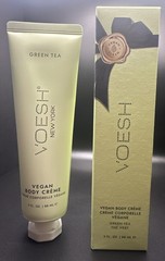 Voesh Velvet Luxe Vegan Body & Hand Cream Lotion Green Tea 3 oz NIB/SEALED