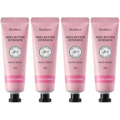 Deoproce Shea Butter Intensive Hand Cream Cherry Garden 50g*4Pcs – FREE SHIPPING