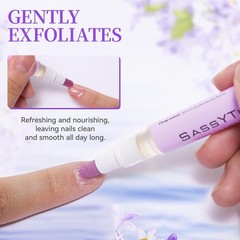 Ceramic Cuticle Pusher & Oil Pen, 2ml Rose/Lavender/Fragrance Free Scented Na…