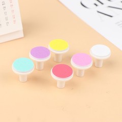 10pcs Abrasive Paper Baby Nail File Pads Nail Grinding Heads Infant