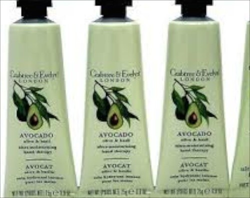 Crabtree Evelyn Avocado & Olive Hand Cream 0.9 oz each Set of 3
