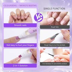 Ceramic Cuticle Pusher & Oil Pen, 2ml Rose/Lavender/Fragrance Free Scented Na…