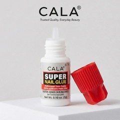 CALA Super Nail Glue – Professional Quick Dry 0.10 Ounce (Pack of 4), Clear