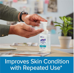 Purell Advanced Hand Sanitizer 2in1 Moisturizing Foam, Naturally (Pack of 3)