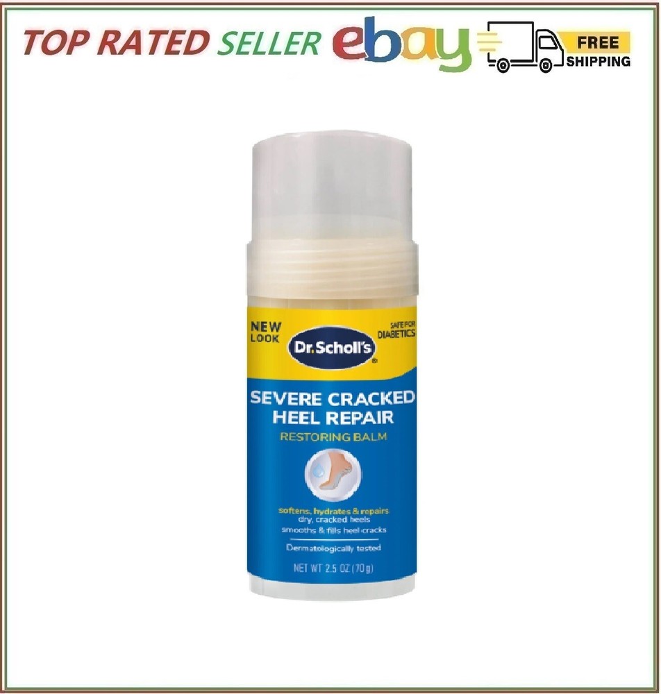 Dr. Scholl’s Severe Cracked Heel Repair Restoring Balm 2.5 Ounce (Pack of 1)