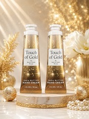 Bath & Body ~*TOUCH OF GOLD*~Shea Butter Hand Creams~Set of 2 NEW