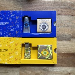 L’Occitane Hand Cream .2oz & Soap 1.7oz Bergamot & Milk NEW in box