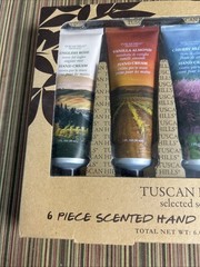 Tuscan Hills Selected Scents 6 Piece Scented Hand Cream Collection NIB Sealed