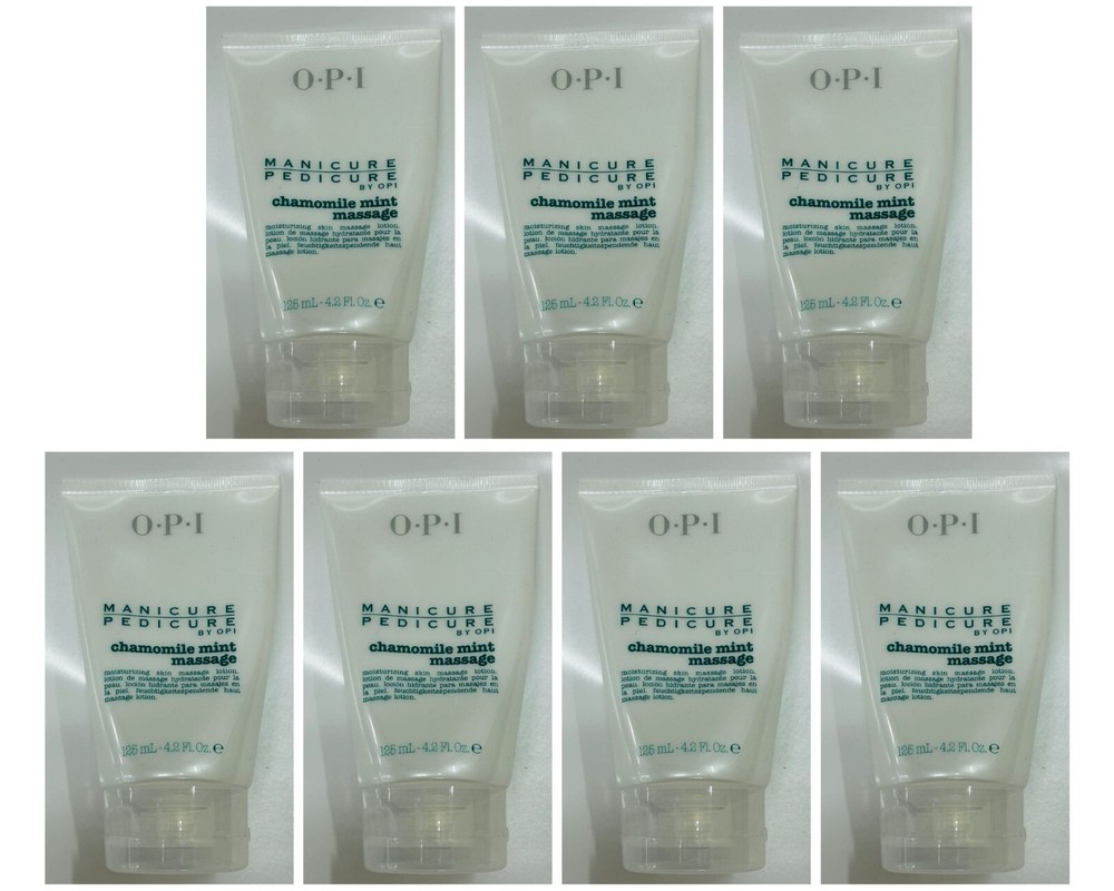 OPI Manicure and Pedicure Chamomile Mint Massage Lotion 4.2 oz – ( PACK of 7 )