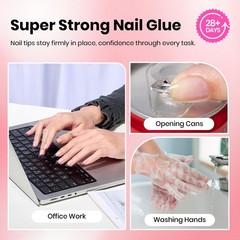 Beetles Press On Nail Glue Quick-Drying 10ml Super Strong Z-10ml
