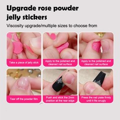 Double-Sided Nail Glue Tabs Sticker Adhesive False Nail Jelly Gel Glue Manicure