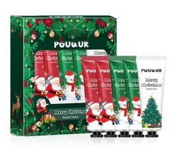 Christmas Hand Cream Set, 5 Pack Mini Hand Lotion Travel Size