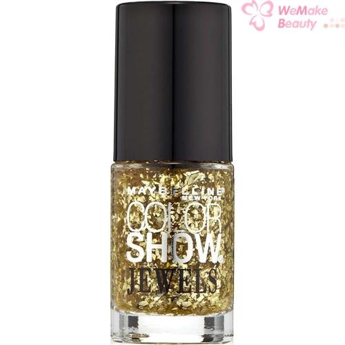 Maybelline Color Show Jewels Top Coat 608 Gilded In Gold 0.23oz / 7ml New