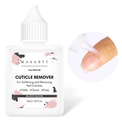 Cuticle Remover Liquid, 50Ml Professional Instant Softener Cream for Dry Cuticle