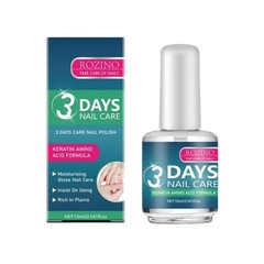 ROZINO 3 Days Nail Treatment, Keratin Amino Acid Deep Nourishment & Repair NEW