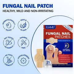 Fungal Nail Patches – 21Patches, For Damaged Nails Foot Nails Repair