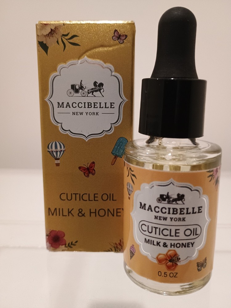 Maccibelle New York Cuticle Oil Milk and Honey Repairs Heals 0.5oz New in Box