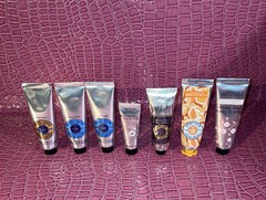 7-L’Occitane Assortment Of Hand & Foot Cream Trio 6- 1 oz each 1- 0.3 Oz.