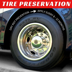 Blak, Lasts Months – Years, Rich Black Tire & Trim Treatment, Mid to High Shine,