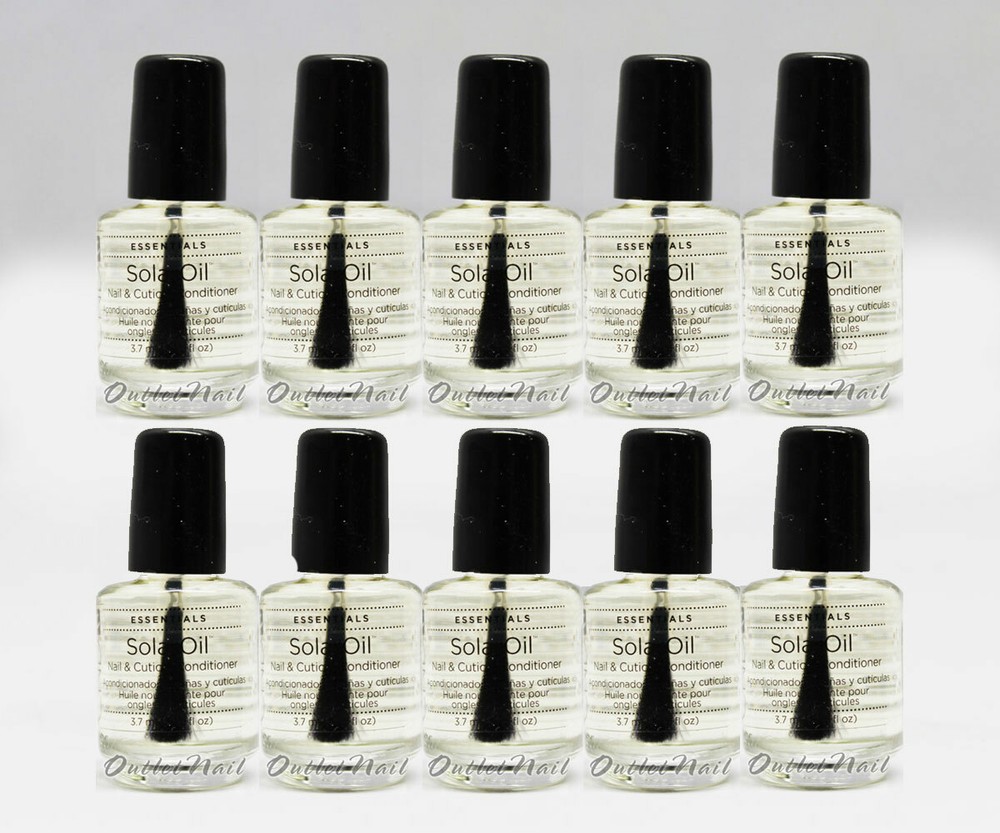 LOT 10 CND Essentials SOLAROIL .125 oz /3.7mL Solar Oil Nail Cuticle Conditioner