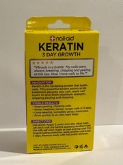 Lot Of 2 Nail-Aid Keratin 3 Day Growth – 0.55 oz each