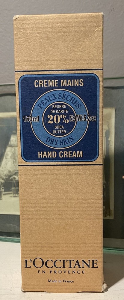 L’OCCITANE Creme Mains Shea Butter Hand Cream, Large size 150ml / 5.2oz