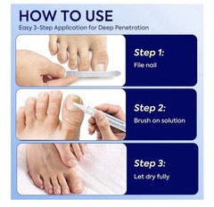 Extra Strength Nail Care Solution: Natural Formula Complete Nail Restoration Kit