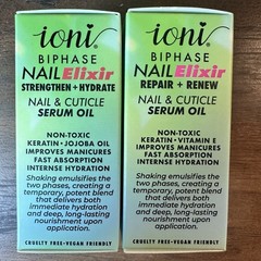Ioni Biphase Nail & Cuticle Serum Oil Elixir Repair/Renew & Strengthen/Hydrate
