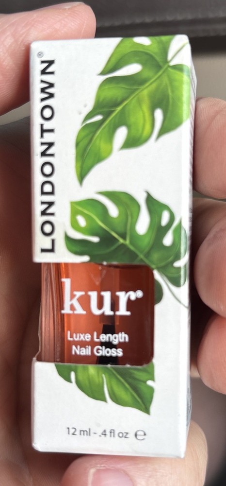 LONDONTOWN Luxe Length Nail Gloss – Strengthens 0.4 Fl Oz (Pack of 1), Clear