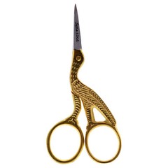 Stork Scissors – Gold by Satin Edge for Unisex – 3.5 Inch Scissors