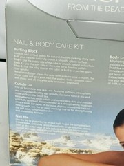 Seacret from the Dead Sea 4 Piece Nail and Body Care Kit NIB Wild Kiwi