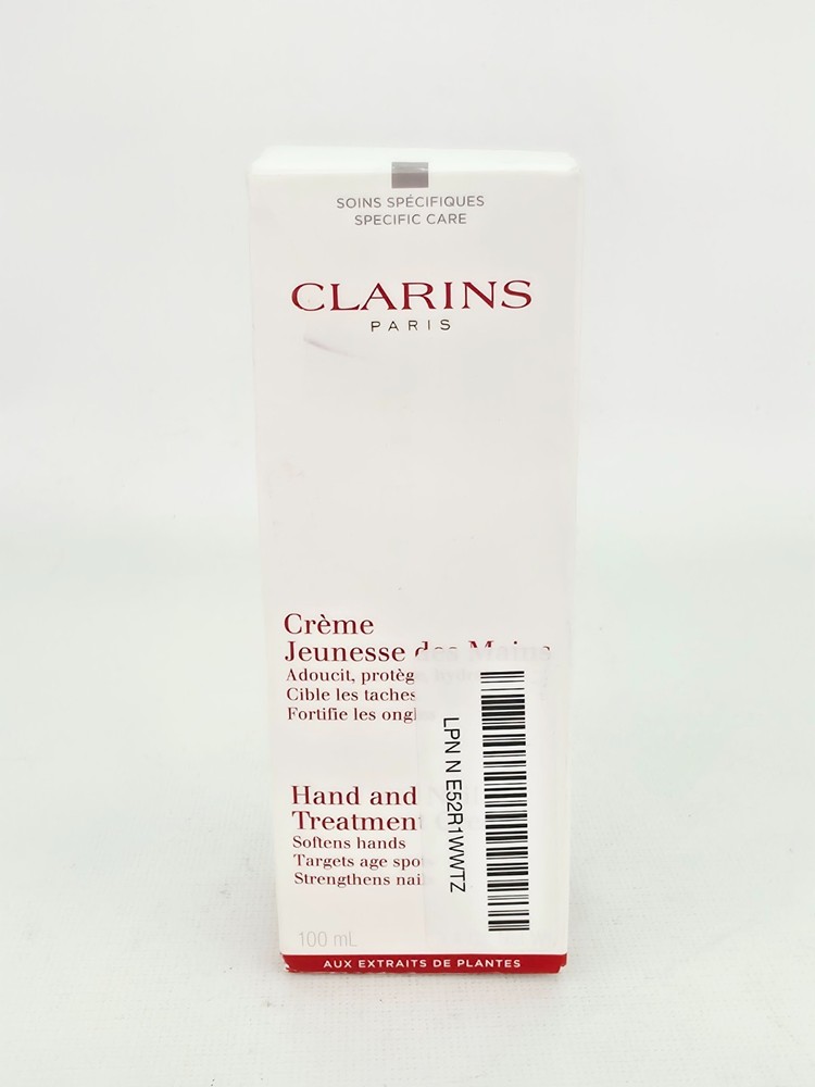 Clarins Hand Nail Treatment Cream Soften Hands Age Spots 100 ml 3.4 oz