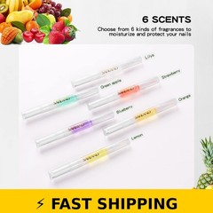 SAVILAND 6PCS Cuticle Oil Pen with Vitamin E for Nail Care