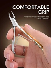 Cuticle Nippers, Professional Trimmer Extremely Sharp Silver 5mm