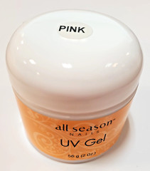 All Season UV Nail Gel builder Pink 2 oz / 56 g