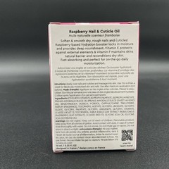 Le Mini Macaron Raspberry-Scented Nail & Cuticle Oil-0.33 fl oz/10ml-New in Box!