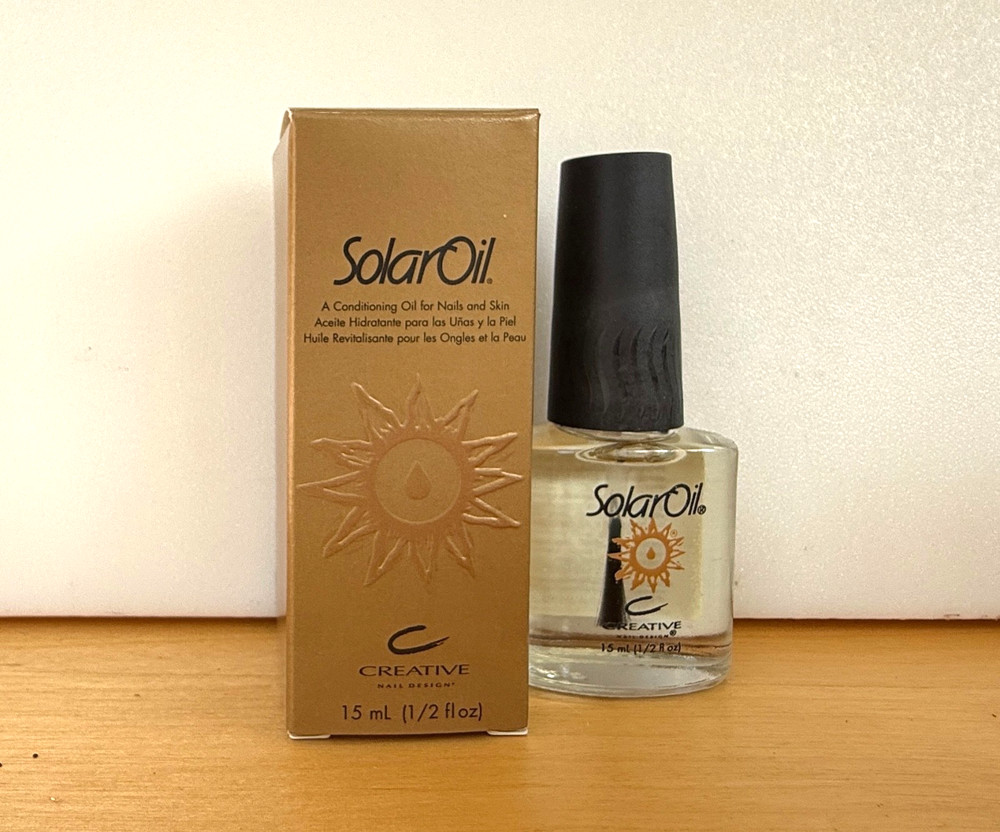Original CND Essential Solar Oil 15ml = 0.5fl oz Cuticle & Nails Conditioner