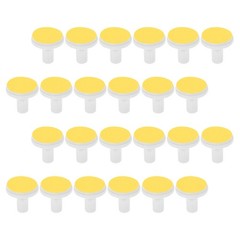 24Pcs Durable Nail File Pads for Adults Electric Nail Grinding Tool Yellow