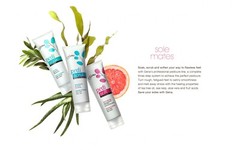 Gena Pedi Scrub Exfoliating Gel 250ml w Aloe Vera n Sea Kelp Reduce rough callus
