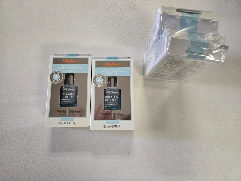Sally Hansen Repair + Rescue Super Strength Defense Nail Treatment 0.44 (4 BOXES