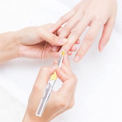 10Pcs 3ml Transparent Twist Pens Cuticle Oil Pen Empty Nail Oil Pen w/ Brush Tip