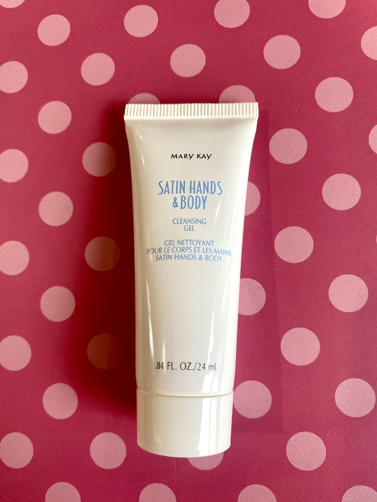 MARY KAY SATIN HANDS & BODY Cleansing Gel .84 fl.oz Travel Size ~NEW~