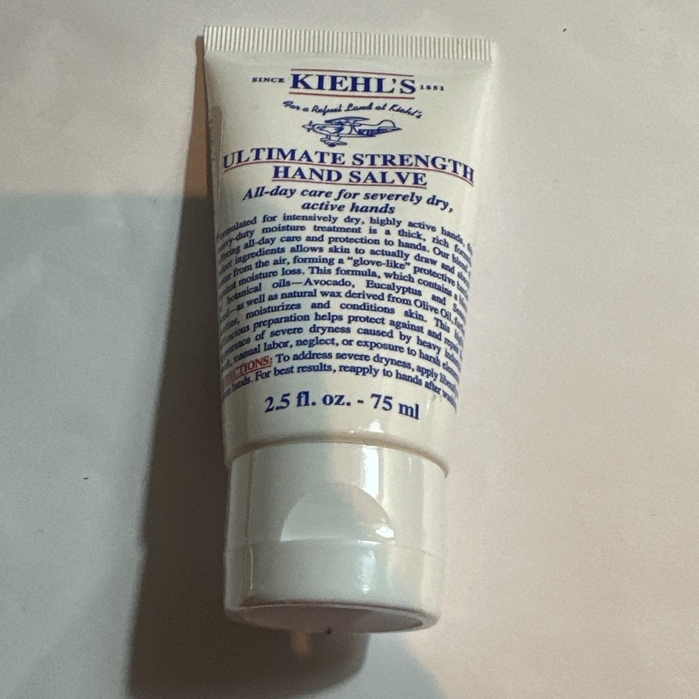 New Kiehl’s Ultmate Strength Hand Salve 2.5oz 75ml