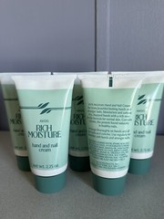1989 Vintage Avon Rich Moisture Hand & Nail Cream – Mineral Oil 2.25 oz Set of 5